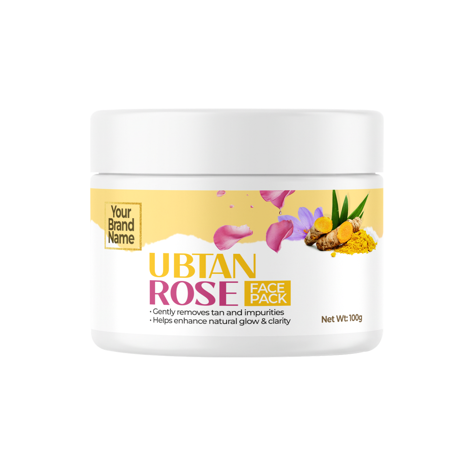 Ubtan Rose Face Pack