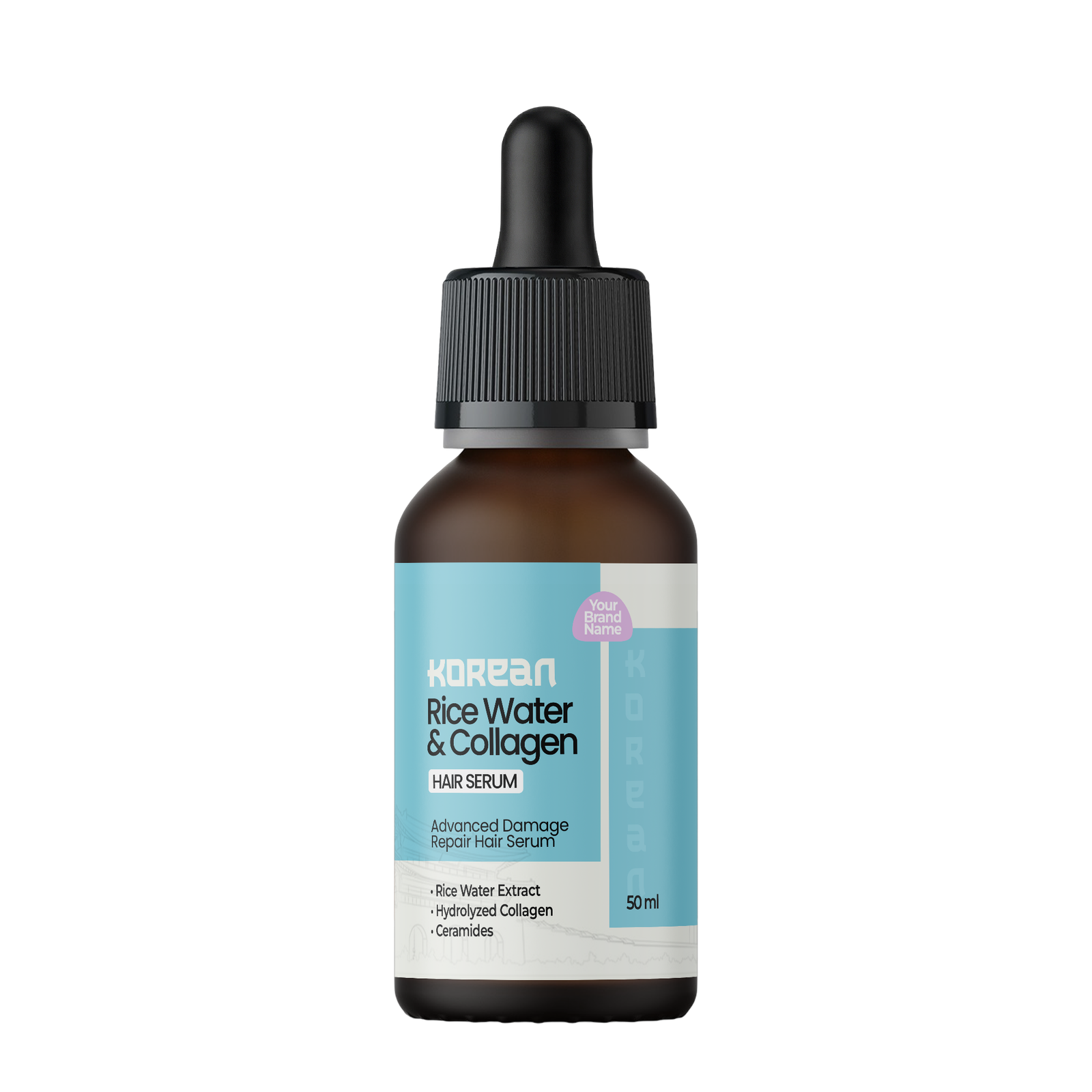 Korean Rice Water & Collagen Advanced Damage Repair Hair Serum