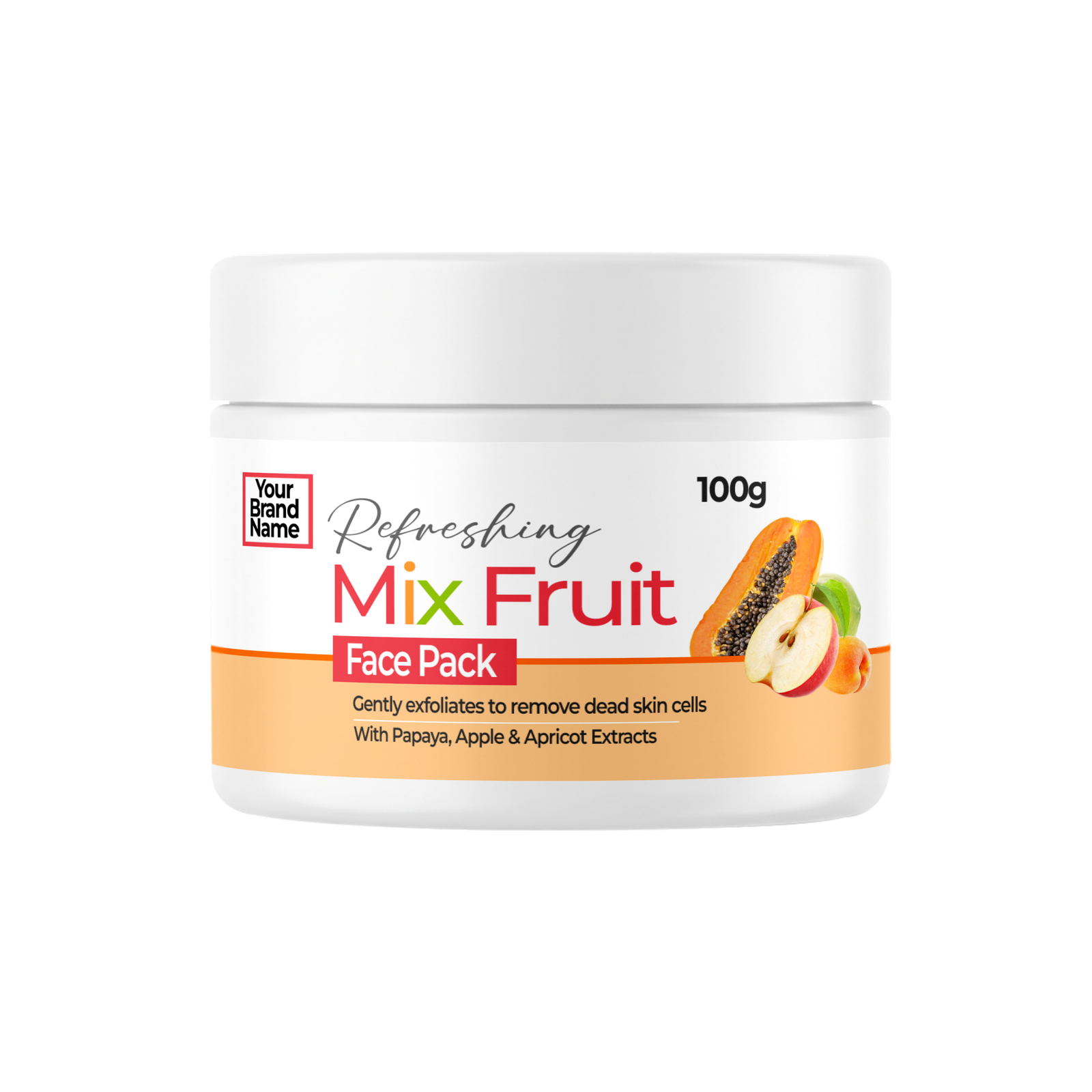 Refreshing Mix Fruit Face Pack