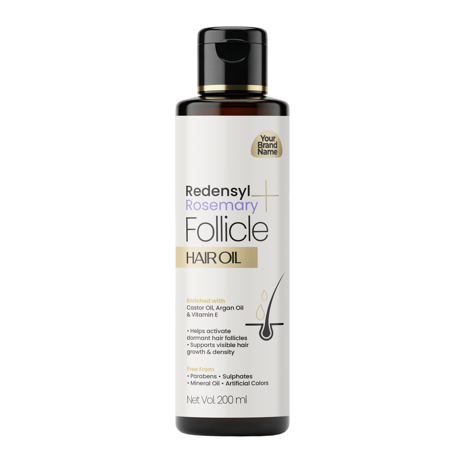 Redensyl + Rosemary Follicle Hair Oil