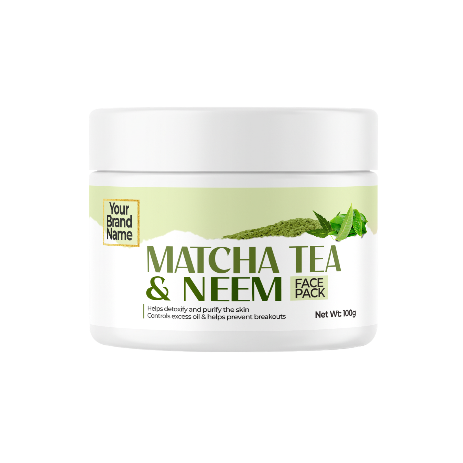 Matcha Tea & Neem Face Pack