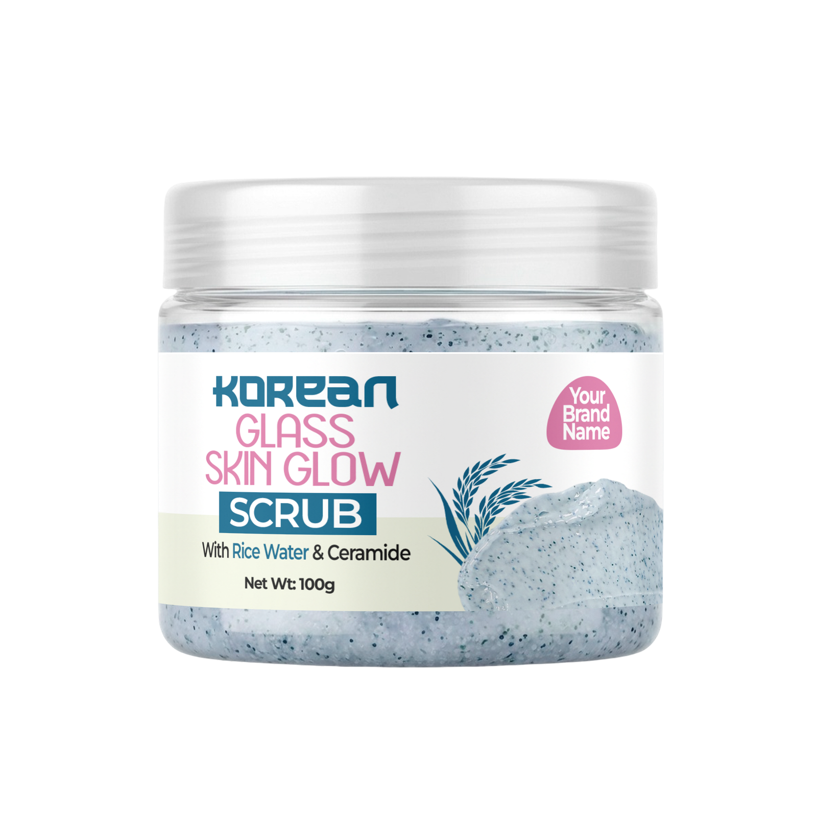 Korean Glass Skin Glow Face & Body Scrub